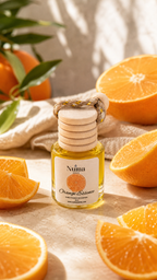 Orange Essence Car Diffuser (Essential Oil + Base Only)