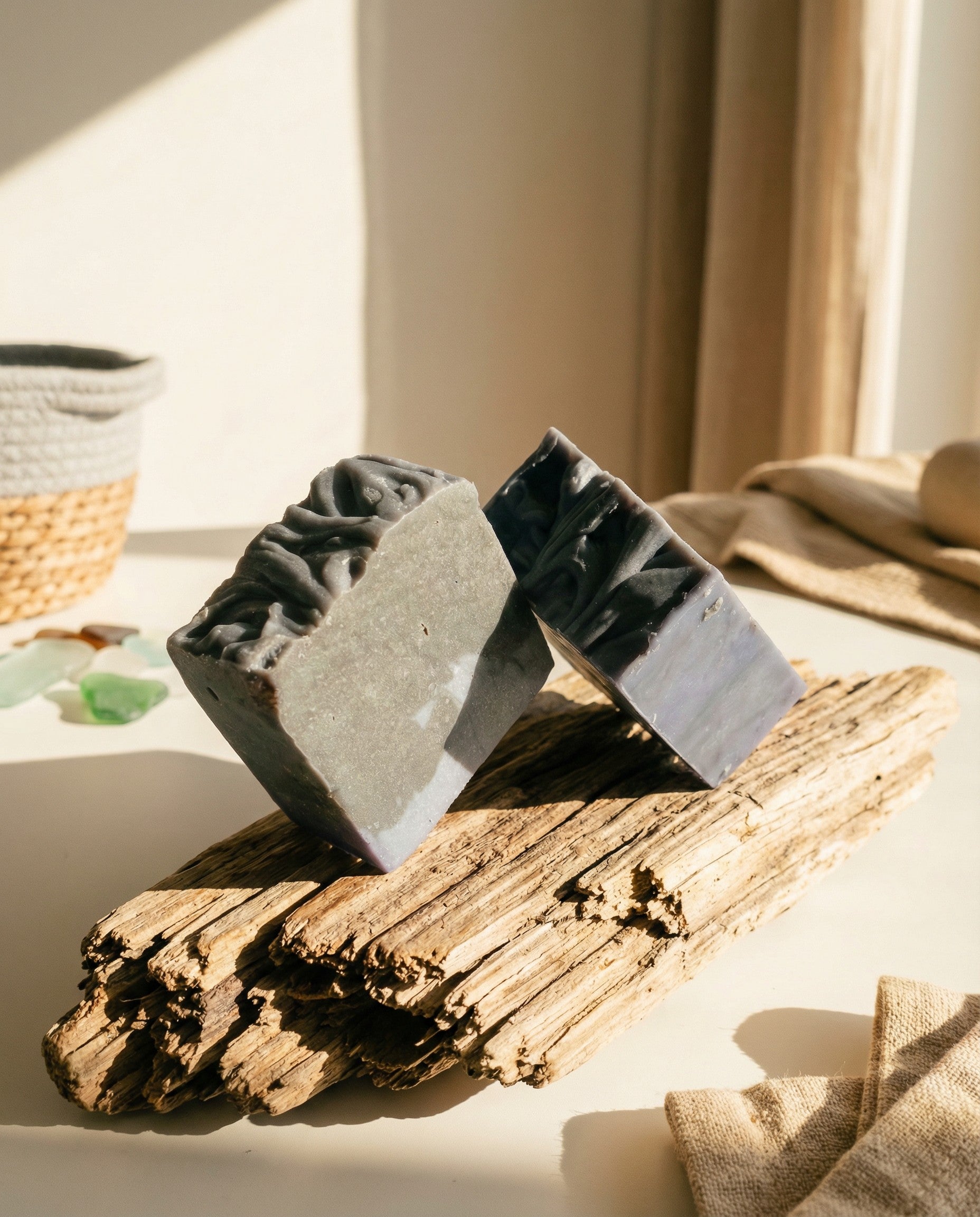 (PRE ORDER) Seaside Mornings Cleansing Bar Goat Milk + Tallow Soap