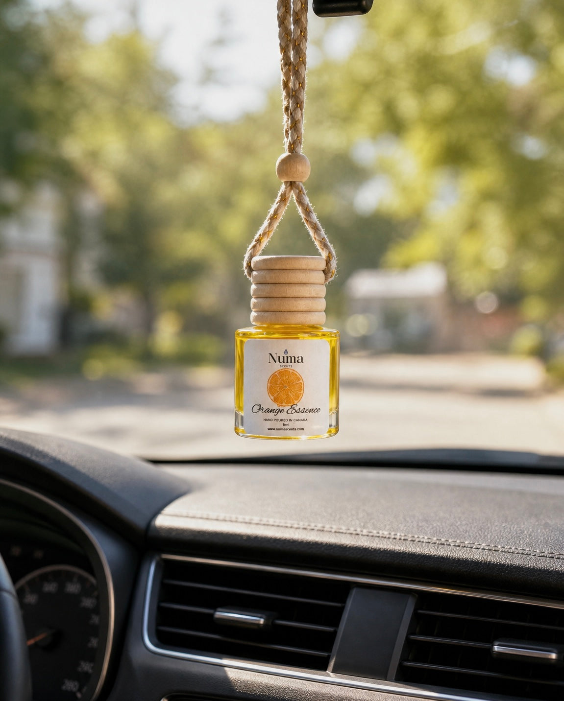 Orange Essence Car Diffuser (Essential Oil + Base Only)