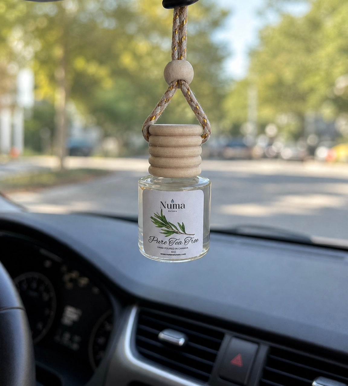 Pure Tea Tree Car Diffuser (Essential Oil + Base Only)