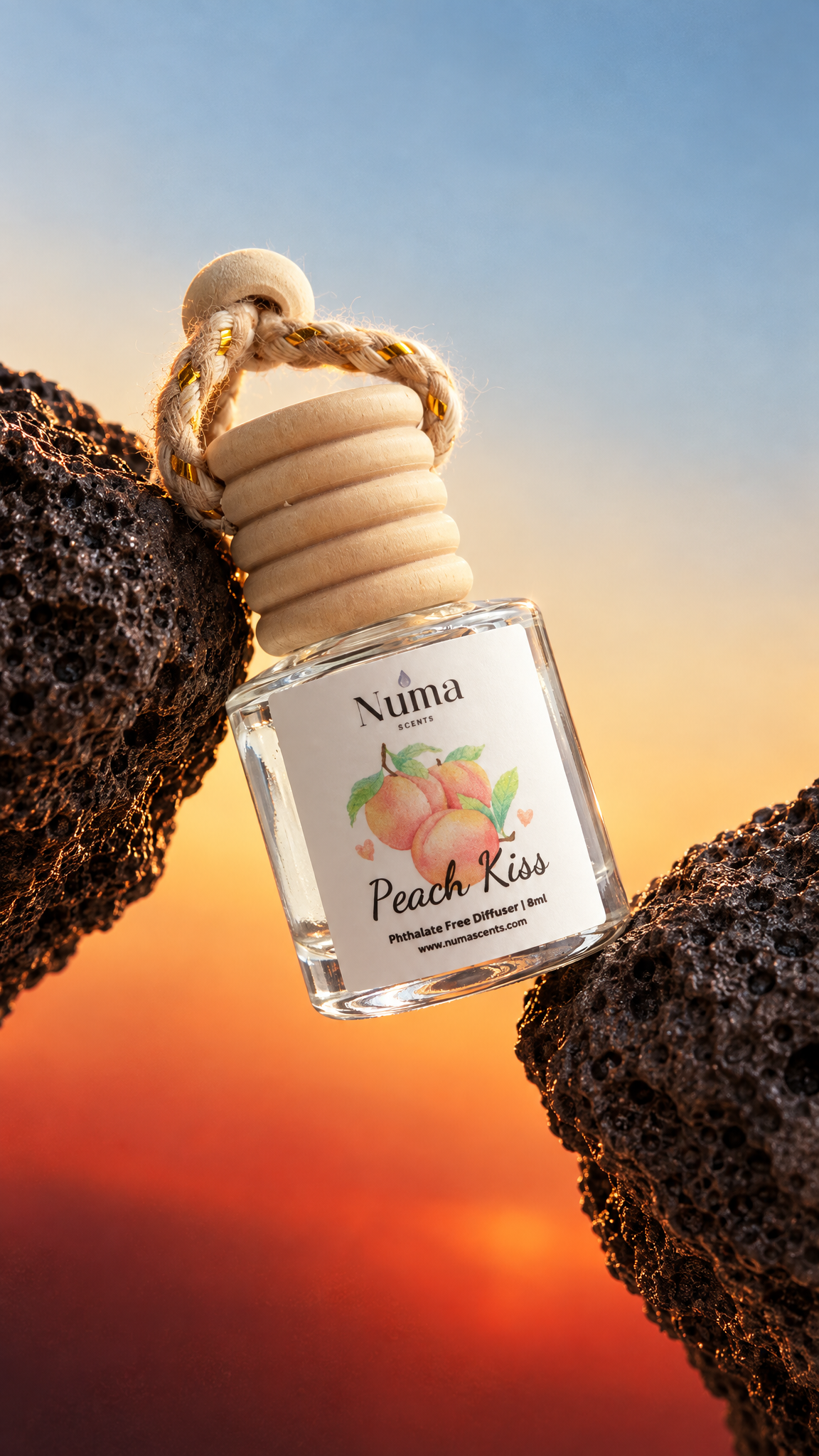 Peach Kiss Hanging Car Diffuser
